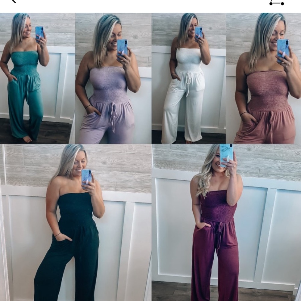 Teal jumpsuit